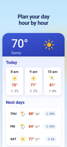 Weather & Rain Radar Forecast App Store screenshot 1