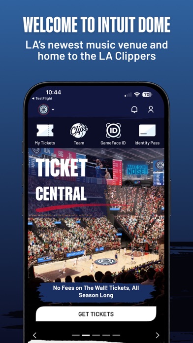 LA Clippers + Intuit Dome App Store screenshot 1