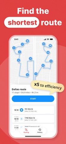 Multi-Stop Route XK Planner App Store screenshot 1