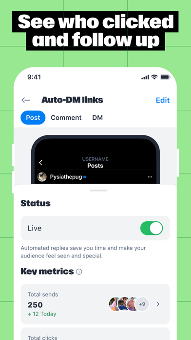 Manychat App Store screenshot 2