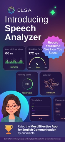 ELSA Speak - English Learning App Store screenshot 1