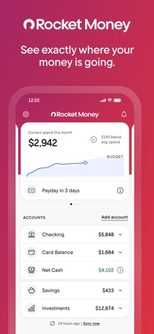 Rocket Money - Bills & Budgets App Store screenshot 1