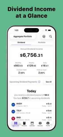 Dividend Tracker - DivTracker App Store screenshot 1