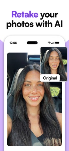 Retake AI Face & Selfie Editor App Store screenshot 2