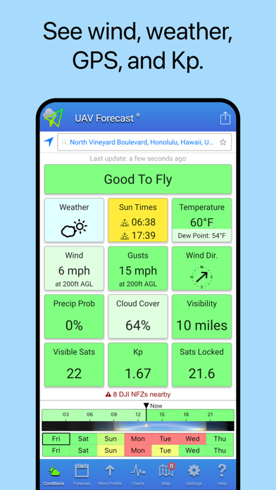 UAV Forecast App Store screenshot 1
