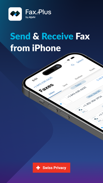 Fax.Plus - Receive & Send Fax App Store screenshot 1