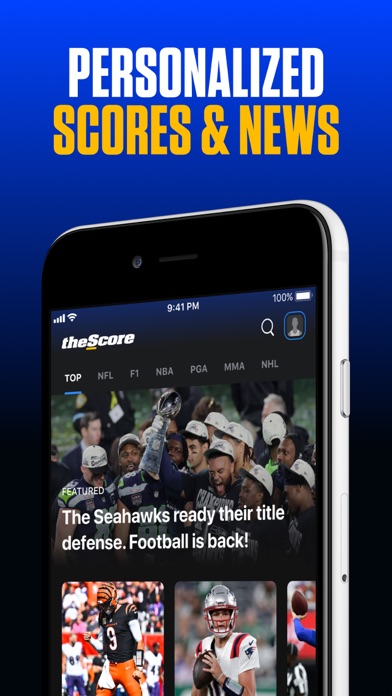 theScore: Sports News & Scores App Store screenshot 2