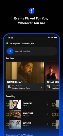 Ticketmaster－Buy, Sell Tickets App Store screenshot 1