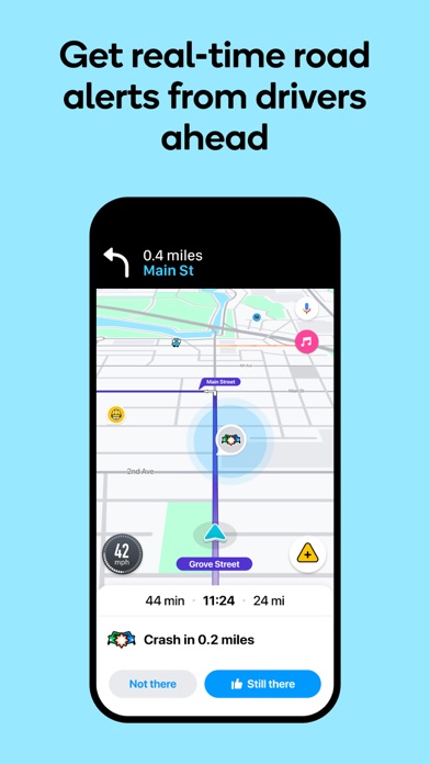 Waze Navigation & Live Traffic App Store screenshot 2