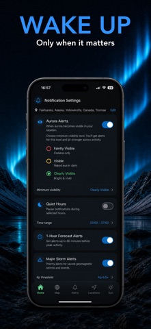 AuroraMe: Aurora Forecast Map App Store screenshot 2