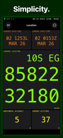 MilGPS App Store screenshot 2