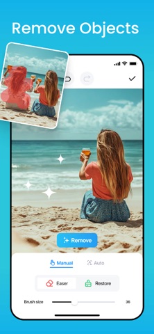 AI Photo Editor - BgMaster™ App Store screenshot 1