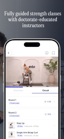 Evlo Fitness App Store screenshot 2