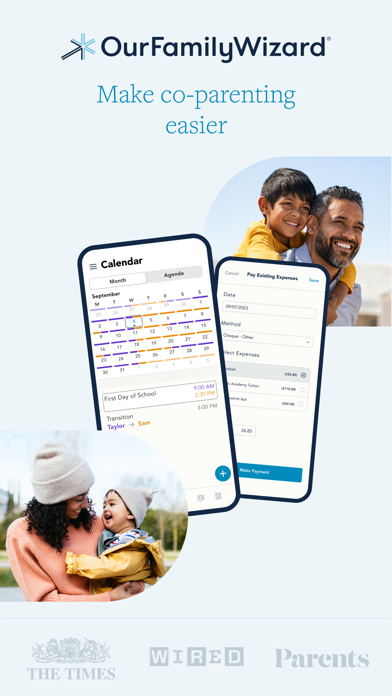 OurFamilyWizard Co-Parent App App Store screenshot 1