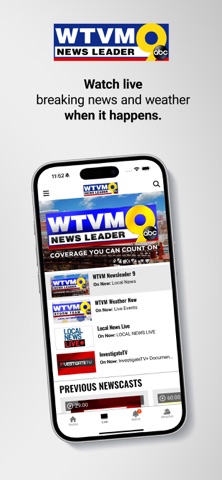 WTVM News Leader 9 App Store screenshot 1