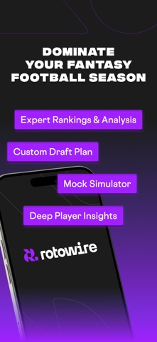 RotoWire Fantasy Football App Store screenshot 1