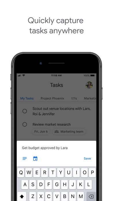 Google Tasks: Get Things Done App Store screenshot 1
