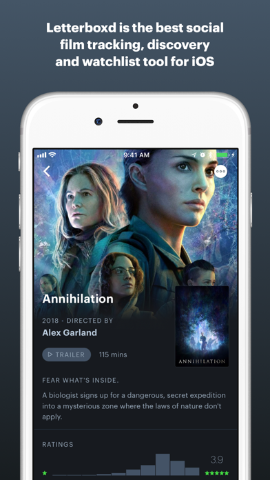 Letterboxd App Store screenshot 1