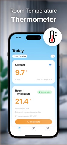 Thermometer for Room + App Store screenshot 1