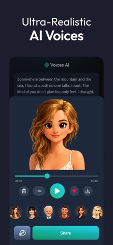 Voices AI: Change Your Voice App Store screenshot 2