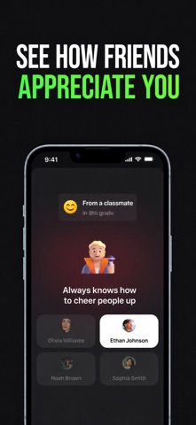 Peek: Secret Compliment App Store screenshot 1