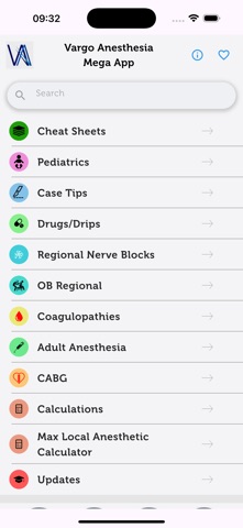 Vargo Anesthesia Mega App App Store screenshot 1