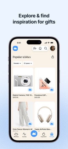 GoWish - Your Digital Wishlist App Store screenshot 2