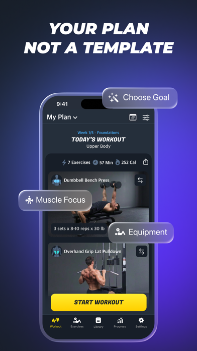 Gymverse: Gym Workout Planner App Store screenshot 2