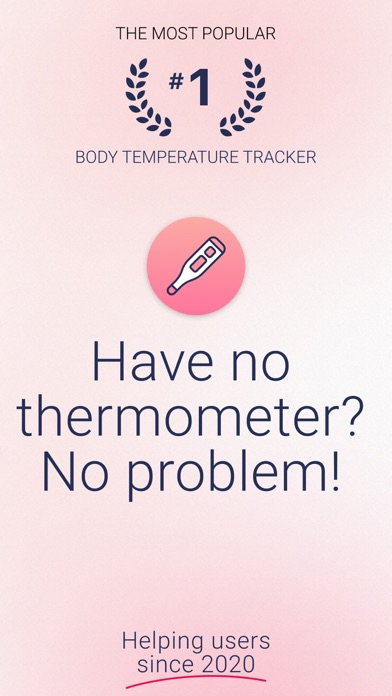 Body Temperature App For Fever App Store screenshot 1