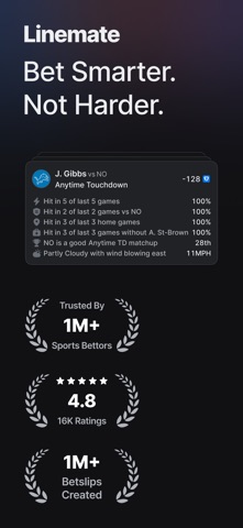 Linemate: Find Your Next Bet App Store screenshot 1