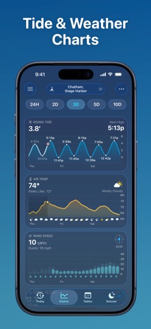 Tide Guide: Charts & Tables App Store screenshot 2