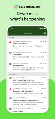 StudentSquare App App Store screenshot 1