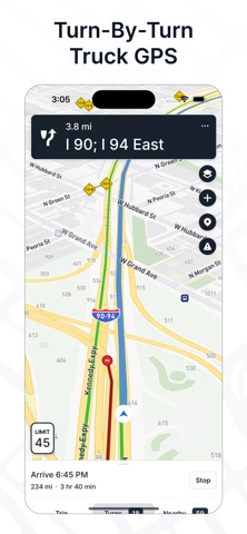 TruckMap - Truck GPS Routes App Store screenshot 1