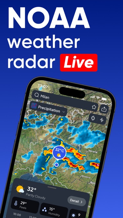 NOAA: Weather Radar & Forecast App Store screenshot 1