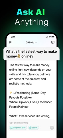 AI Chatbot & Design Assistant App Store screenshot 2