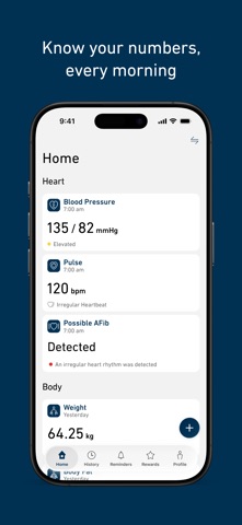 OMRON connect US/CAN/EMEA App Store screenshot 1