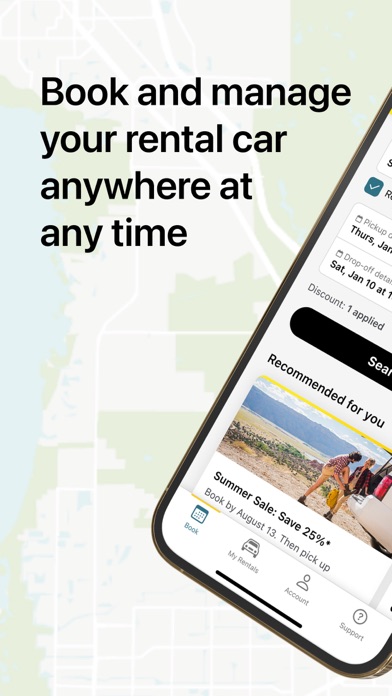 Hertz Rental Car, SUV, Van App Store screenshot 1