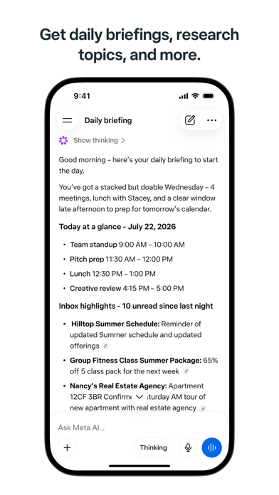 Meta AI App Store screenshot 1