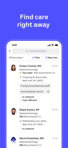 Oscar Health App Store screenshot 2
