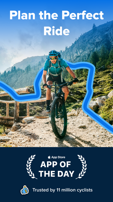 Bikemap: Bicycle Tracker & GPS App Store screenshot 1