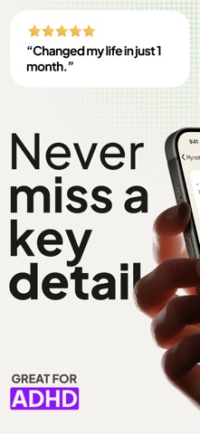 Coconote - AI Note Taker App Store screenshot 1