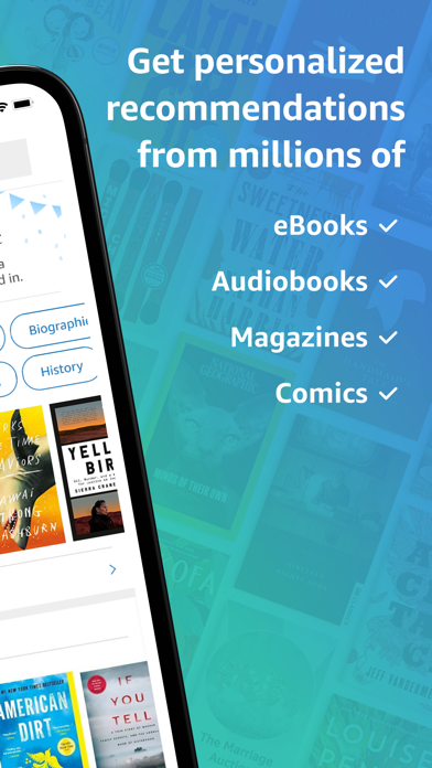 Amazon Kindle: Reading App App Store screenshot 2