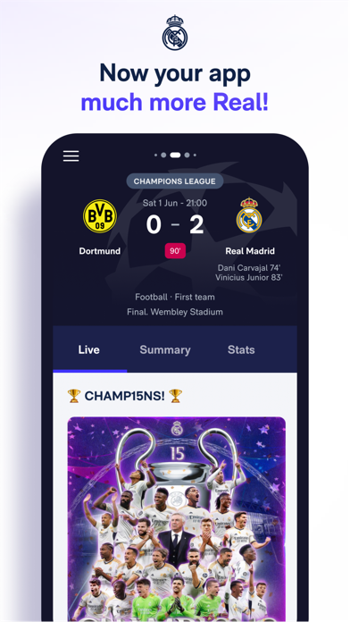 Real Madrid App Store screenshot 1