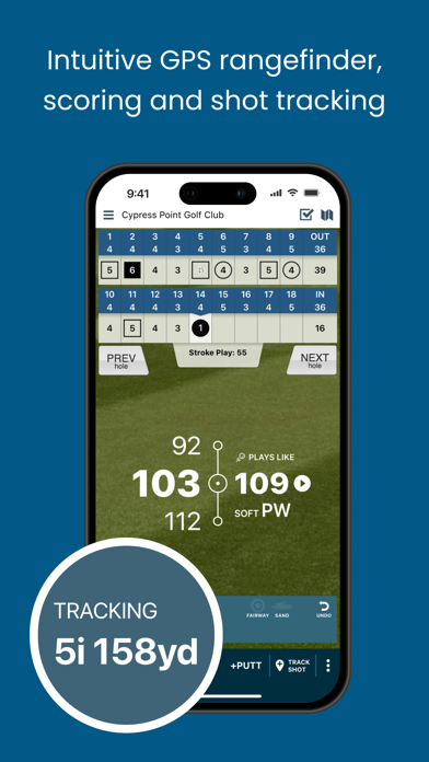 Golf Pad GPS Range Finder App Store screenshot 2