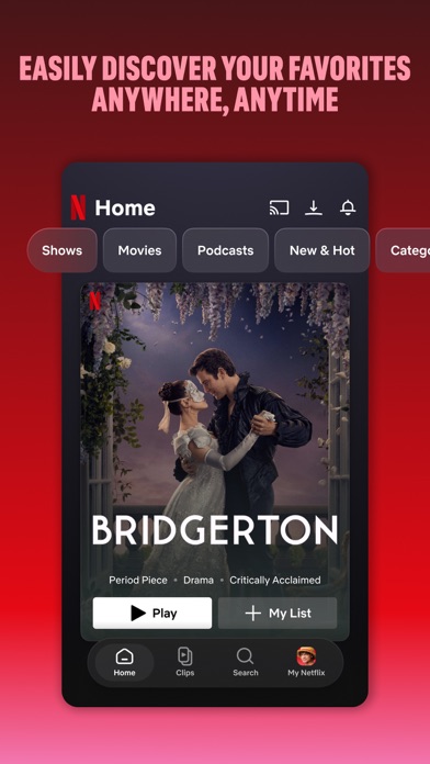 Netflix App Store screenshot 1