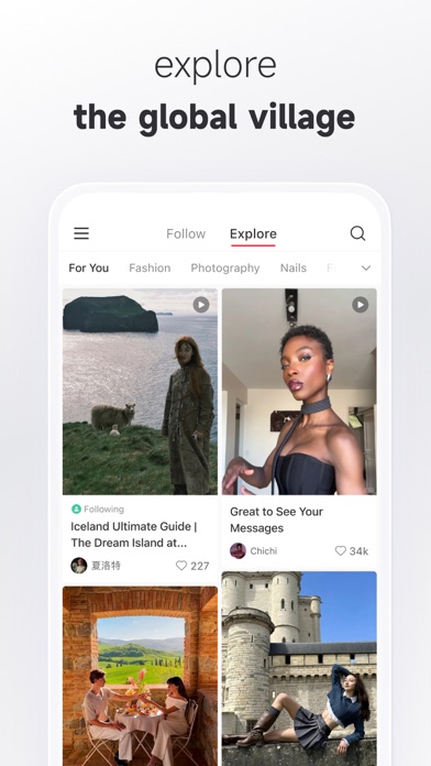 rednote App Store screenshot 1