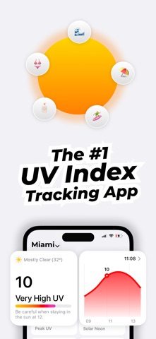 SunSafe: UV Index & Tanning App Store screenshot 2