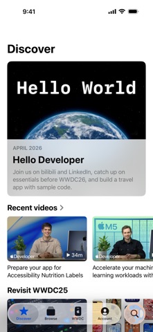 Apple Developer App Store screenshot 1