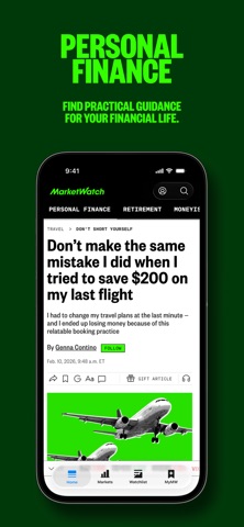 MarketWatch - News & Data App Store screenshot 2