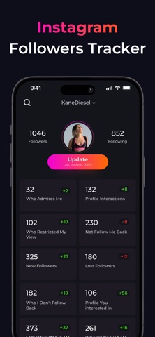 Reports+ for Followers Tracker App Store screenshot 1